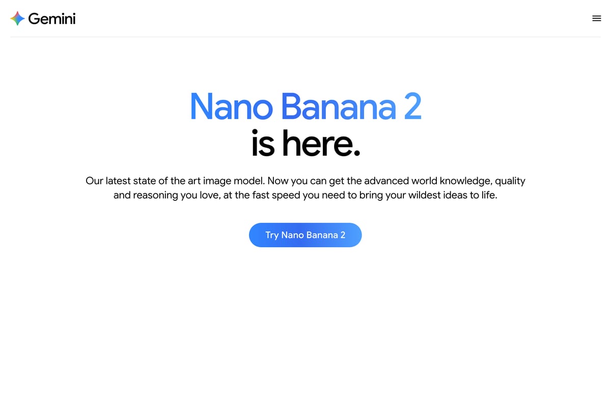 Google Gemini Nano Banana AI image generator